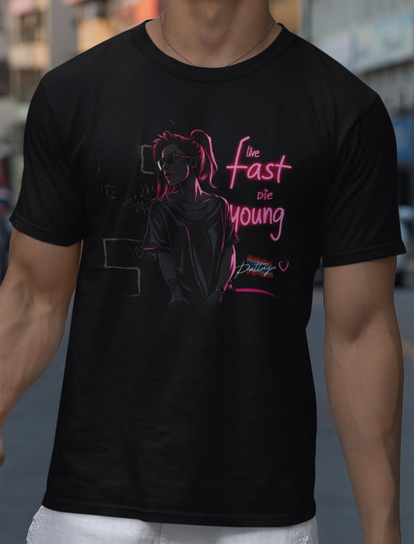 Live Fast Die Young. Soft-Style T-Shirt