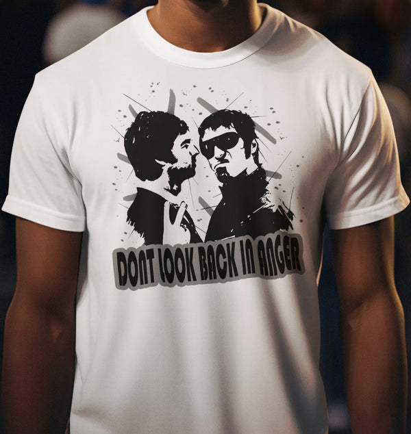 Unisex Oasis Don't Look Back In Anger. Soft-Style T-Shirt