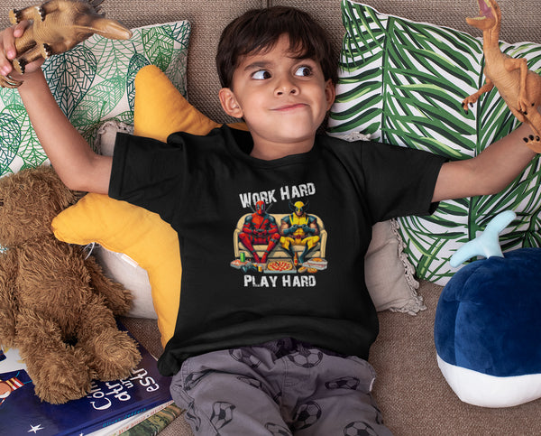 NEW Kids Deadpool Wolverine Marvel Comics T-Shirt