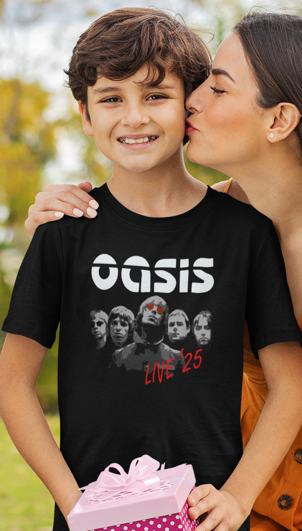 New Kids Oasis Band Black T-Shirt
