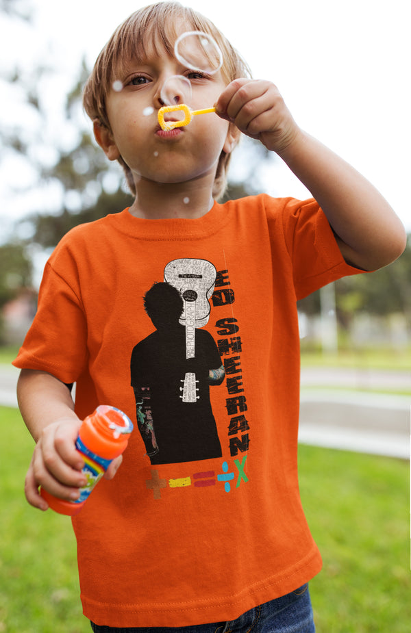 Kids New Ed Sheeran Mathematics 2025 Tour T-Shirt
