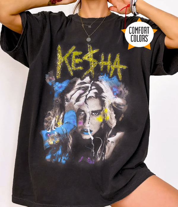 Kesha Comfort Colors 2025 Concert Shirt