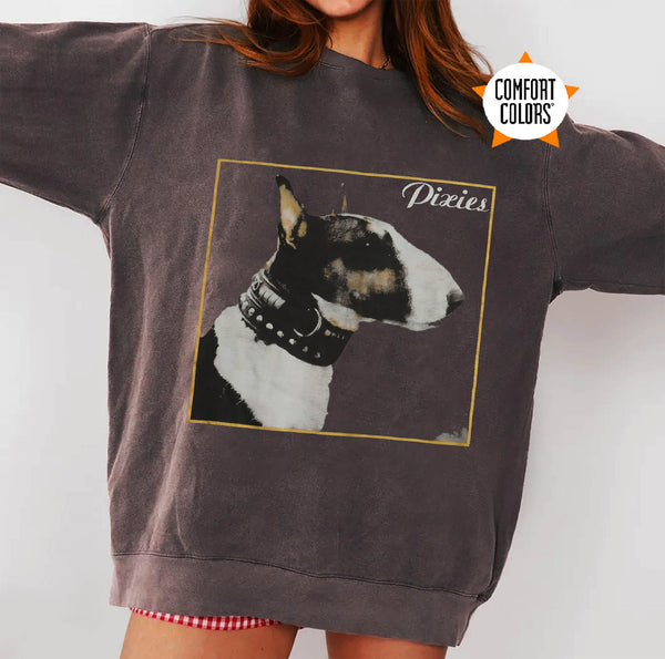 Comfort Colors Pixies Here Comes Your Man  Sweatshirt