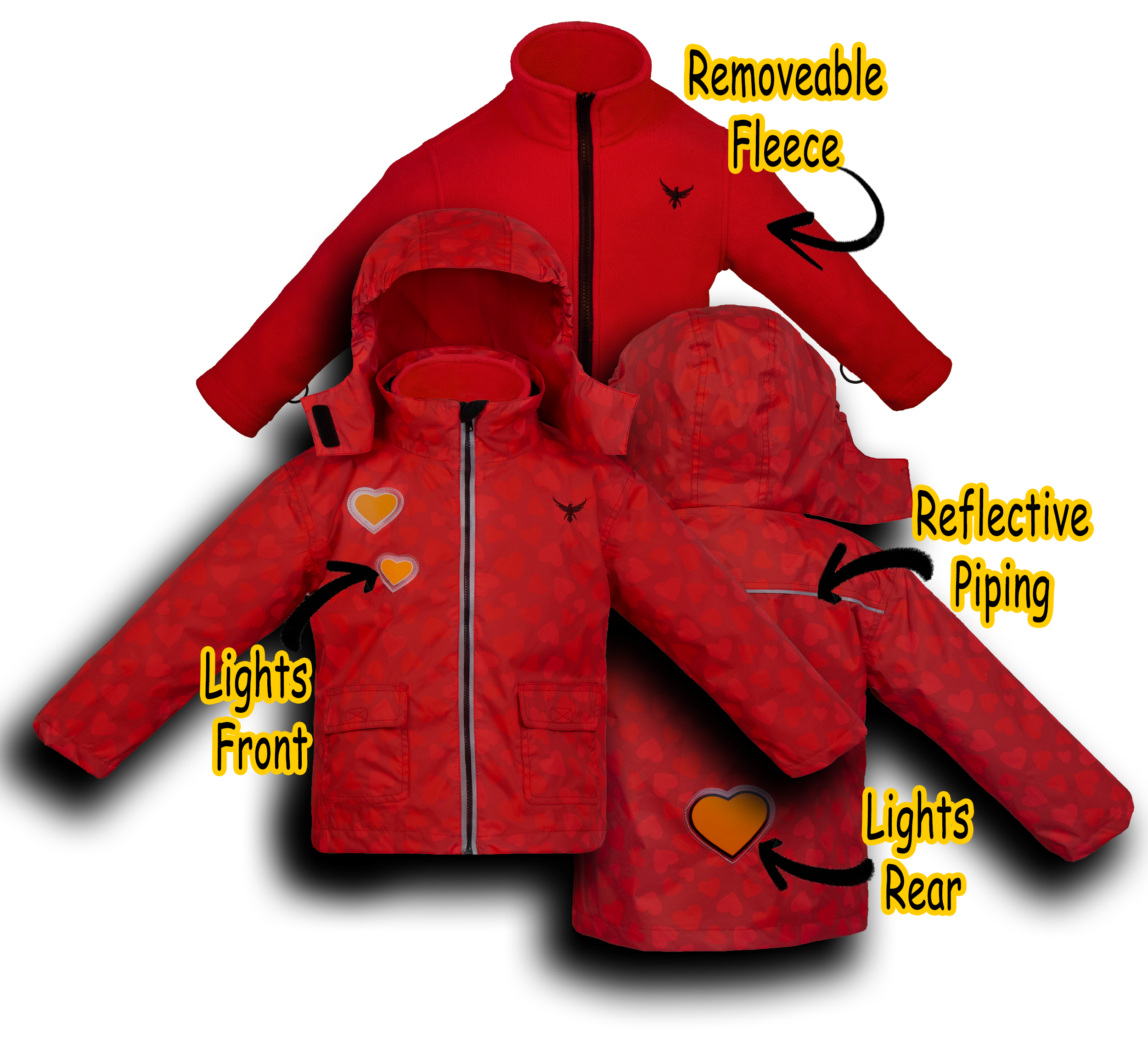 LumiCoat™ with removeable inner-fleece